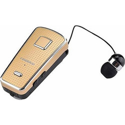 Fineblue F970 Ακουστικό Bluetooth In Ear Πέτου Gold