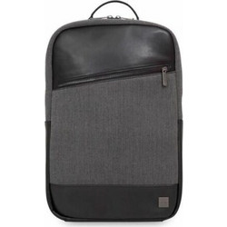 Knomo Southampton KN-43-401-BLK Δερμάτινο Σακίδιο Πλάτης για Notebook 15.6" Μαύρο