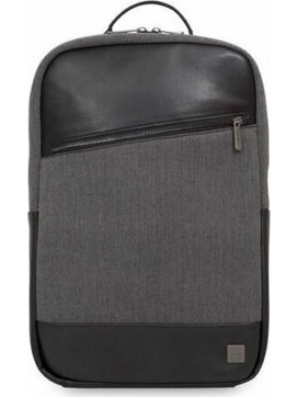 Knomo Southampton KN-43-401-BLK Δερμάτινο Σακίδιο Πλάτης για Notebook 15.6" Μαύρο
