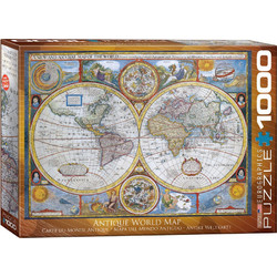 Puzzle Eurographics Antique World Map Maps Collection 1000 Κομμάτια