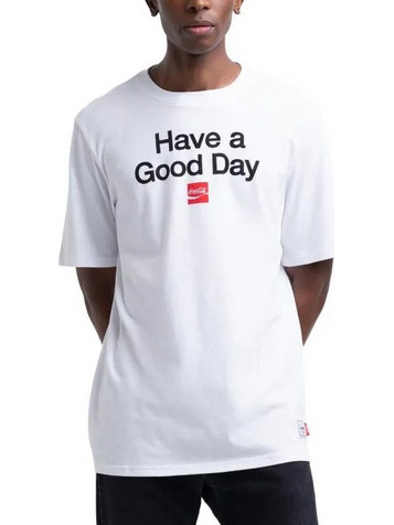 HERSCHEL SUPPLY x COCA COLA M Tee - White/Red Checkerboard