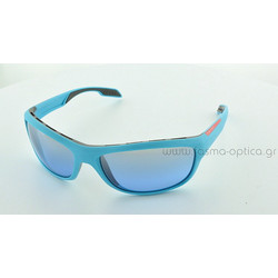 Prada Sport SPS 04NS DHB2/B2 Αθλητικά Γυαλιά Ηλίου Ορθογώνια Κοκάλινα Μπλε με Μπλε Polarized Φακό