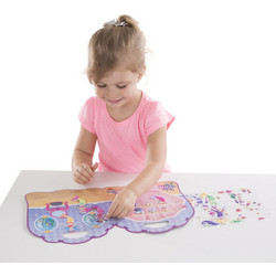 Melissa & Doug Επαναχρησιμοποιούμενα Puffy Αυτοκόλλητα Γοργόνες 65 Τεμ. 19413