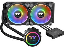 Thermaltake Floe DX 240 TT Premium Edition Υδρόψυξη CPU 120mm RGB για Socket AM2 / AM2+ / AM3 / AM3+ / FM1 / FM2 / 775 / 115x / 1366 / 2011 / 2066 / 2011-3 / AM4 / 1200