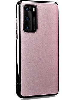 iCarer Grained Series Δερμάτινη Θήκη Huawei P40 - Glitter Powder (XHP40001-PK)