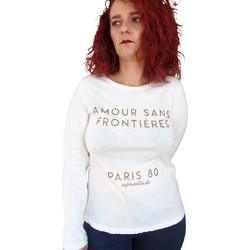 ΜΠΛΟΥΖΑ AMOUR SANS FRONTIERES Λευκό