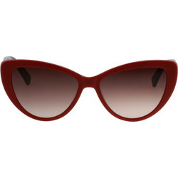 Longchamp LO663S 726 Γυναικεία Γυαλιά Ηλίου Cat Eye Κοκάλινα Μπορντό με Καφέ Degradee Φακό