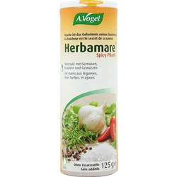 A.Vogel Θαλασσινό Αλάτι Herbamare Spicy με Τσίλι, Λαχανικά, Αρωματικά Βότανα & Φύκη Kelp 125gr