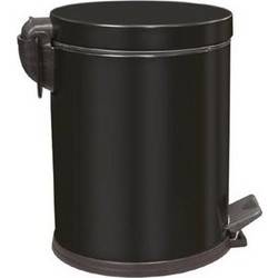 Χαρτοδοχείο τουαλέτας INOX μαύρο χρώμα 5lt MesaTeknik 70-4105