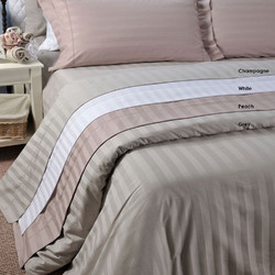 Down Town Home Σετ Σεντόνια Μονά Βαμβακοσατέν 175x265 Zaquard Champagne