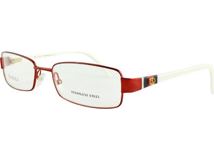 Gucci GG2715 PZ2 Γυναικείος Σκελετός Γυαλιών Οράσεως Μεταλλικός Κόκκινος 'Ασπρος
