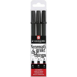 Talens pigma σετ καλλιγραφίας 3 τεμ.0,1 mm, 0,2 mm και 0,3 mm