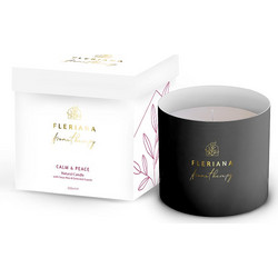 Fleriana Fleriana Aromatherapy Calm & Peace Natural Candle Αρωματικό Κερί, 235ml
