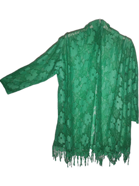 Γυναικεία Πουκαμίσα θαλάσσης Beachwear διάφανη YF 83699 Πράσινο