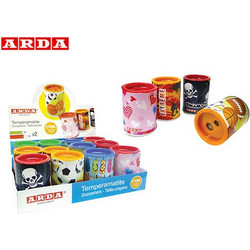 Arda Ξύστρα Μεταλλική Βαρελάκι Διπλή