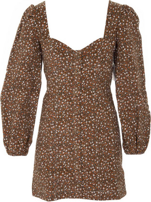Free People Mini Φόρεμα για Γάμο / Βάπτιση Καφέ OB1210663