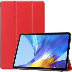 Θήκη Βιβλίο Tri-Fold με Βάση Στήριξης για Huawei MatePad 10.4 (2020) / Honor V6 - Κόκκινο