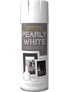 Rust-Oleum Pearly White Pearlescent Σπρέι Βαφής Άσπρο Περλέ 400ml