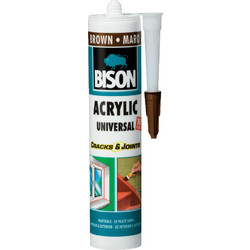 ΑΚΡΥΛΙΚΗ ΜΑΣΤΙΧΗ ΓΕΝΙΚΗΣ ΧΡΗΣΗΣ BISON ACRYLIC UNIVERSAL ΚΑΦΕ 300ml 6305036