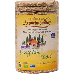 Βιολογική Γκοφρέτα Ζέας 100gr, Αγρόκτημα Αντωνόπουλου