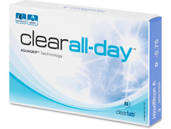 Clearlab Clear All-Day Μηνιαίοι Φακοί Επαφής Αστιγματικοί 6τμχ
