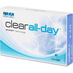 Clearlab Clear All-Day Μηνιαίοι Φακοί Επαφής Αστιγματικοί 6τμχ