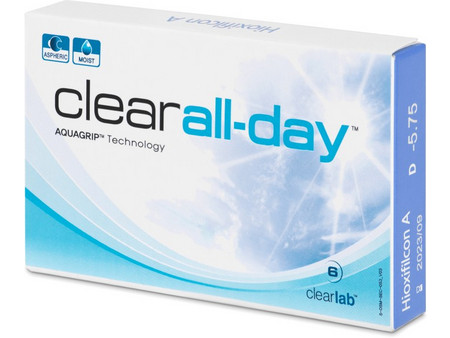 Clearlab Clear All-Day Μηνιαίοι Φακοί Επαφής Αστιγματικοί 6τμχ