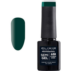 Elixir Semigel 658 Cypress Green Ημιμόνιμο Βερνίκι Νυχιών 5ml