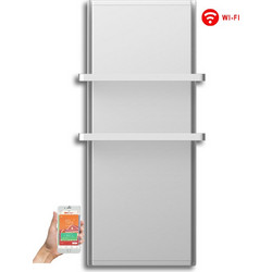 Radialight Icon 2B WiFi White Ηλεκτρική Πετσετοκρεμάστρα 750W με Θερμοστάτη 95x45cm