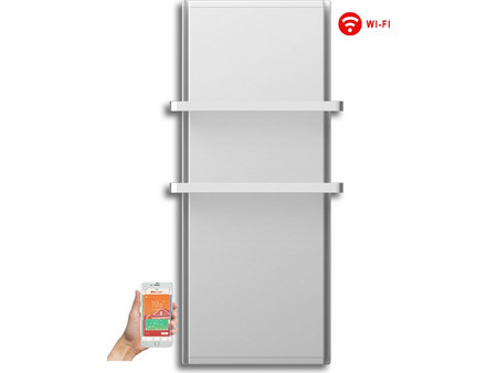 Radialight Icon 2B WiFi White Ηλεκτρική Πετσετοκρεμάστρα 750W με Θερμοστάτη 95x45cm