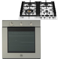 Bertazzoni Φούρνος Αερίου Άνω Πάγκου 57lt 59.5cm F605MODGKXSGPL με Εστίες Αερίου P604LPROX