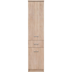 Alphab2b Μονόφυλλη Ντουλάπα Ρούχων Top Mix Sonoma 40x33x183cm TO-TOPREG2D1S
