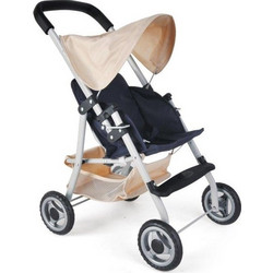 Zita Toys Καροτσάκι Μεταλλικό με Τέντα για κούκλα