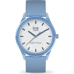 Ice Watch Γυναικείο Ρολόι Solar με Γαλάζιο Καουτσούκ Λουράκι IC017768