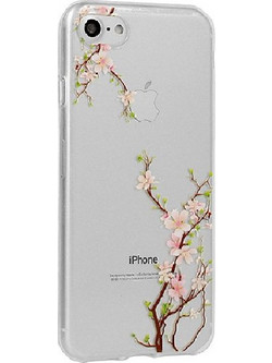 ΘΗΚΗ ΣΙΛΙΚΟΝΗΣ TELONE FLORAL ΓΙΑ IPHONE 11 PRO MAX - CHERRY