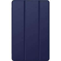 Samsung Galaxy Tab A7 Lite 8.7 inch 2021 Model (SM-T220/T225/T227) - Ultra Thin Lightweight Hard Back Shell Tri-Fold Stand Cover, Dark Blue (CooKover)8058588800708