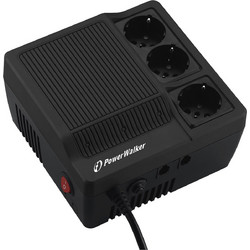 PowerWalker AVR600 Σταθεροποιητής Τάσης 600VA με 3 Πρίζες Schuko