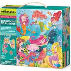 Παιδικό Puzzle 4M 3D Δαπέδου Γοργόνες 6 Κομμάτια