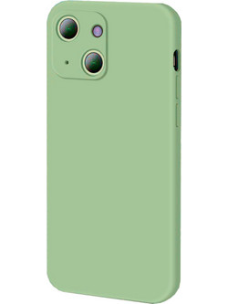 Bodycell Square Liquid Back Cover Light Green (iPhone 13 mini)
