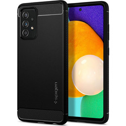 Spigen Rugged TPU Armor Back Cover Black (Galaxy A52 / A52s)