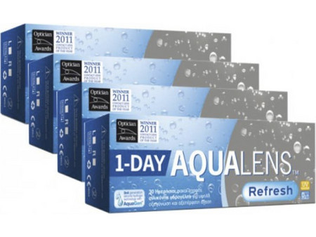 Meyers Aqualens Refresh Ημερήσιοι Φακοί Επαφής Σιλικόνης Υδρογέλης με Φίλτρο UV 120τμχ