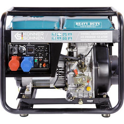 K&S 9100HDE-1/3 ATSR Γεννήτρια Πετρελαίου Τριφασική με Μίζα 9KVA