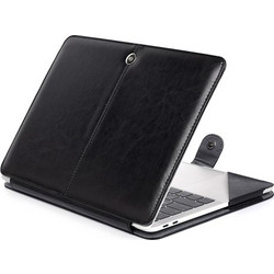 Premium Θήκη Δερματίνης MacBook Air 13.3 A2337 M1 (2020) A2179 (2020) Air 13.3 (2019 /2018) A1932 - Black