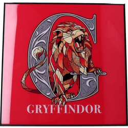 Harry Potter Crystal Clear Picture Gryffindor Crest 32 x 32 cm - B5631T1