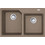 Franke Urban UBG 620-78 Oyster Ένθετος Νεροχύτης Γρανίτη 78x50cm