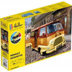 Heller Starter Kit Renault Estafette New Mould Συναρμολογούμενο Πλαστικό Μοντέλο Αυτοκίνητου 1:24
