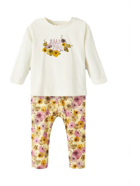 Παιδικο Σετ Nbftabea Ls Top Set 13203714 11-0701 tcx whisper white