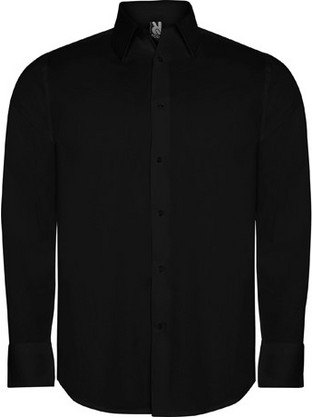 Roly Ανδρικό Πουκάμισο Μακρυμάνικο CM5506 Black
