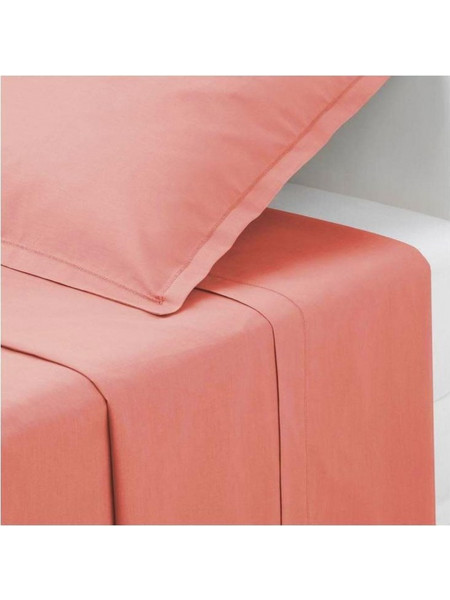 Atmosphera Flat Sheet Σεντόνι Διπλό 180x290cm Βαμβακερό Σομόν