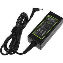 Green Cell Φορτιστής Laptop 45W 19V 2.37A με Ενσωματωμένο Καλώδιο Τροφοδοσίας AD61P
